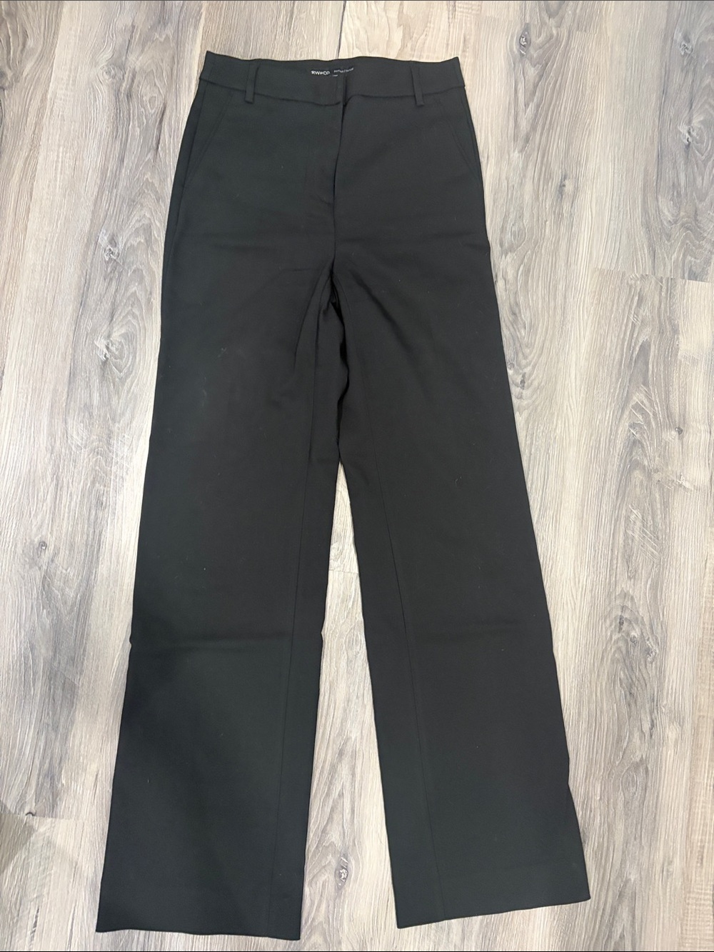 RW&CO. Black Wide-Leg Dress Pants